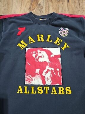 Bob Marley 90s black Ringspun t-shirt All Stars graphic Unisex Small